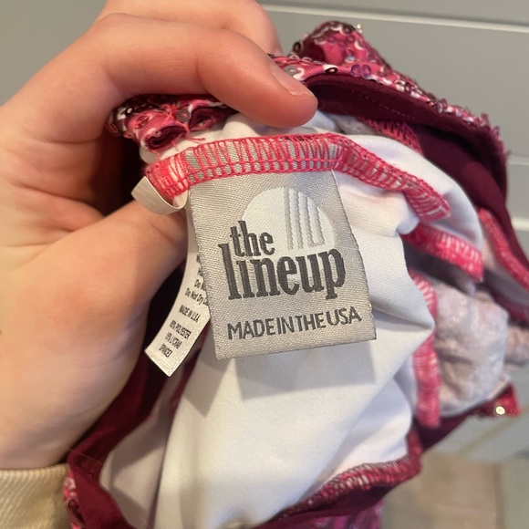 Pink sequin The Lineup dance costume - Picture 3 of 3